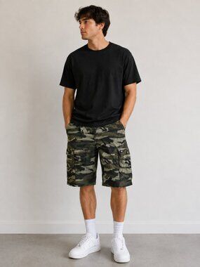 Ecko shorts camo cargo waist 40